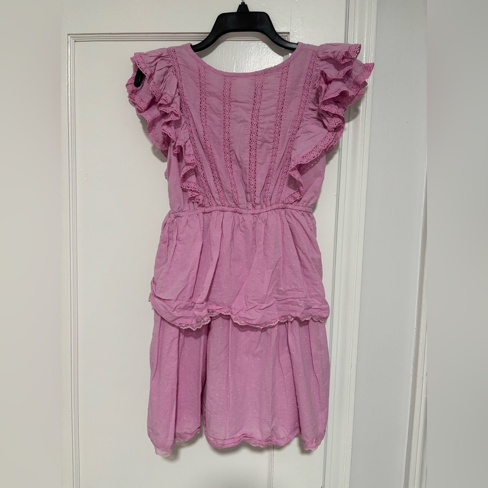 Pink Ruffled Dress